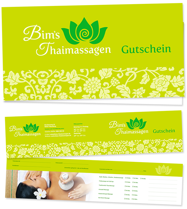 Bim`s Thaimassagen - Gutscheine